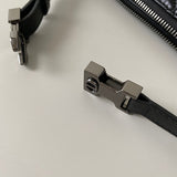 Handle and strap detail of elevated refined women's handbag – women's luxury handbag