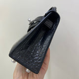 Close-up detail of graceful bag design