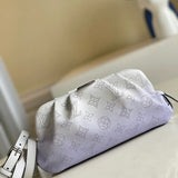 Front view of statement modern women's handbag – women's statement bag