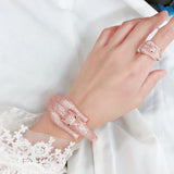 Close-up detail view of Cartier unisex jewelry piece