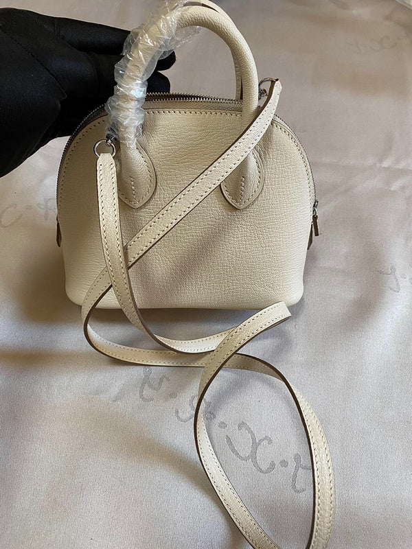 Close-up detail of minimalist bag design
