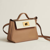 Close-up detail of tailored bag design