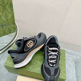 Gucci all-black luxury sneakers view 6 low-top design