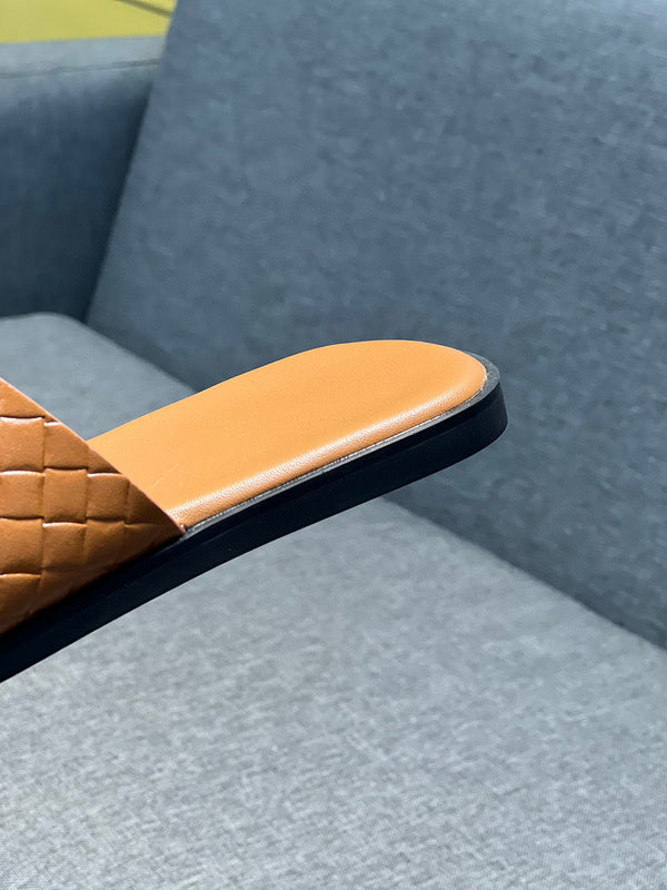 Hermes shoes Style 009 - close-up of iconic logo design