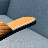 Hermès Beige Loafer Flats - Angled View