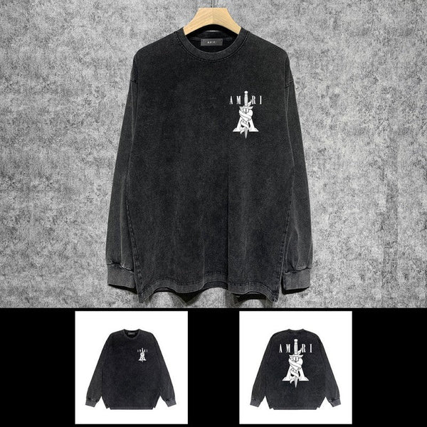 Amiri hoodie front view designer style