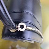 Refined Faux Leather Handbag - Refined Silhouette | Women's Statement Accessory #1707 - interior view (image 6) of designer-inspired handbag
