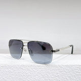 Close-up detail view of Louis Vuitton unisex sunglasses