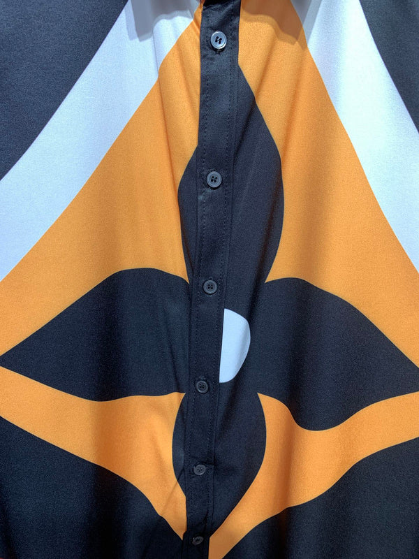 Full styled look of Louis Vuitton cotton t-shirt with signature branding