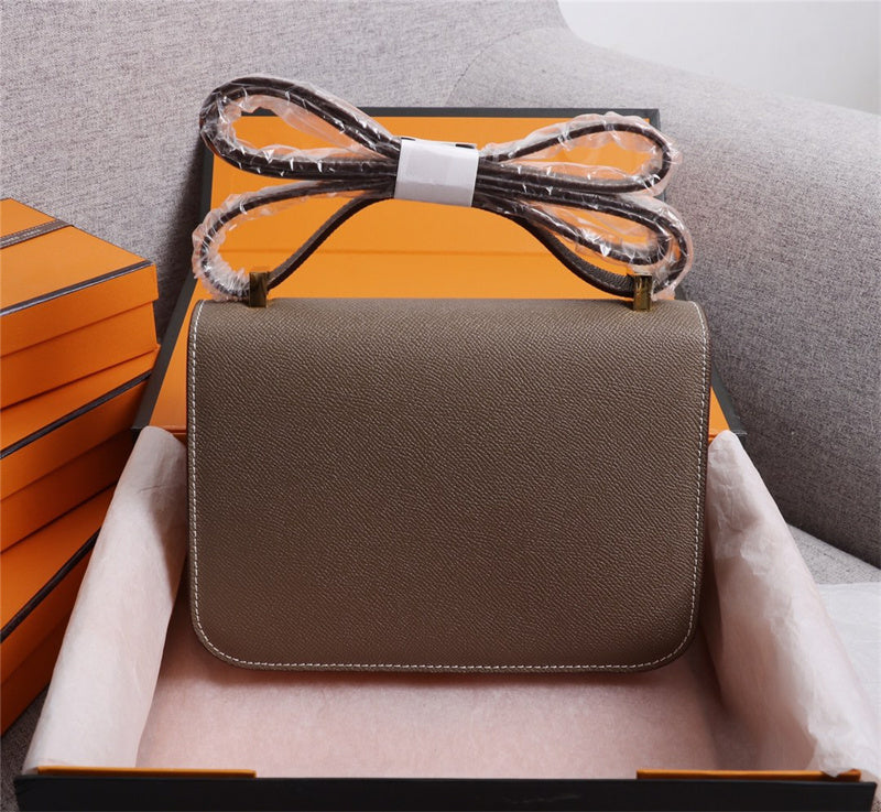 Polished bag shown from front angle