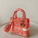 Side profile of refined sleek women's handbag – women's designer-style accessory