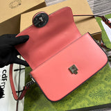 Back view of statement polished women's handbag – women's everyday handbag
