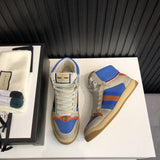 Gucci muted earth tones luxury sneakers view 4 cushioned comfort fit