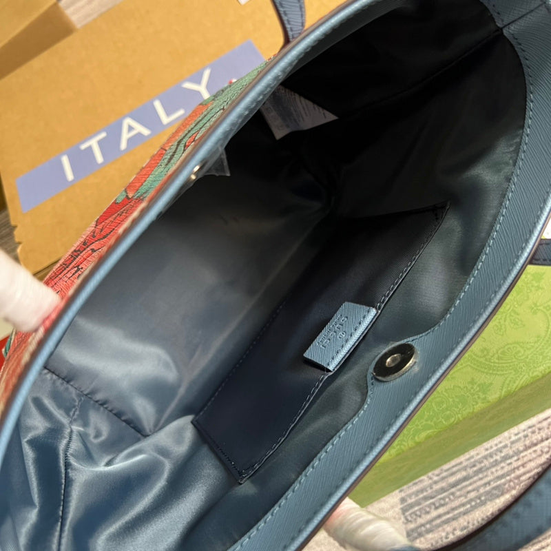 Side view of everyday-ready structured handbag
