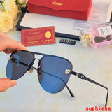 Full view of Cartier unisex sunglasses