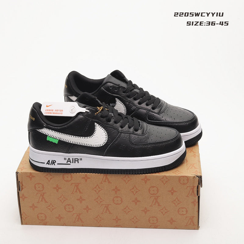 Nike Luxury sneakers in clean off-white bold athletic profile front view