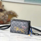 Interior view of chic signature women's handbag – women's luxury handbag