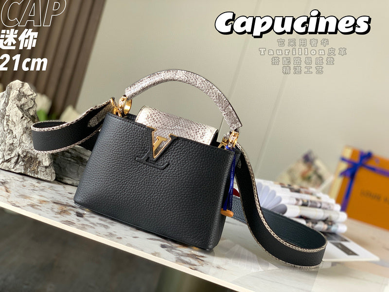 Front view of polished chic women's handbag – women's statement bag