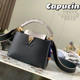 Front view of polished chic women's handbag – women's statement bag