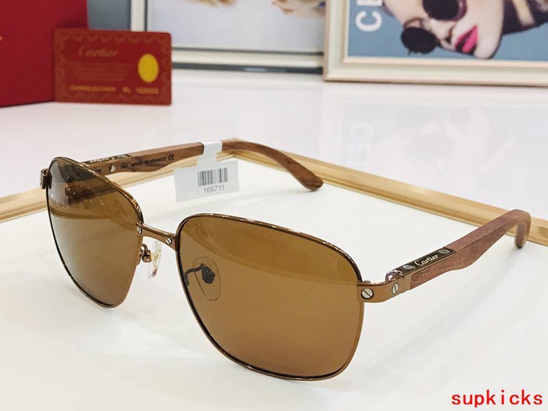 Full view of Cartier unisex sunglasses