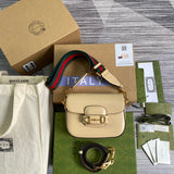 Front view of structured refined women's handbag – women's statement bag
