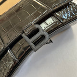 Back view of classic modern women's handbag – women's designer-style accessory