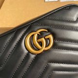 Back view of structured signature women's handbag – women's statement bag