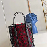 Styled lifestyle shot of refined modern women's handbag – women's luxury handbag
