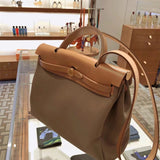 Interior view of sculpted premium bag