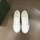 Gucci soft grey luxury sneakers view 10 premium leather build