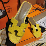 Hermes sandals Style 124 - side profile detail