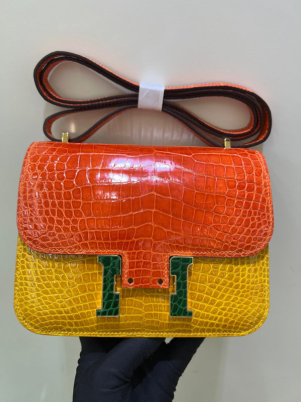 Statement handbag styled for everyday wear