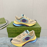 Gucci stone beige luxury sneakers view 6 classic court silhouette