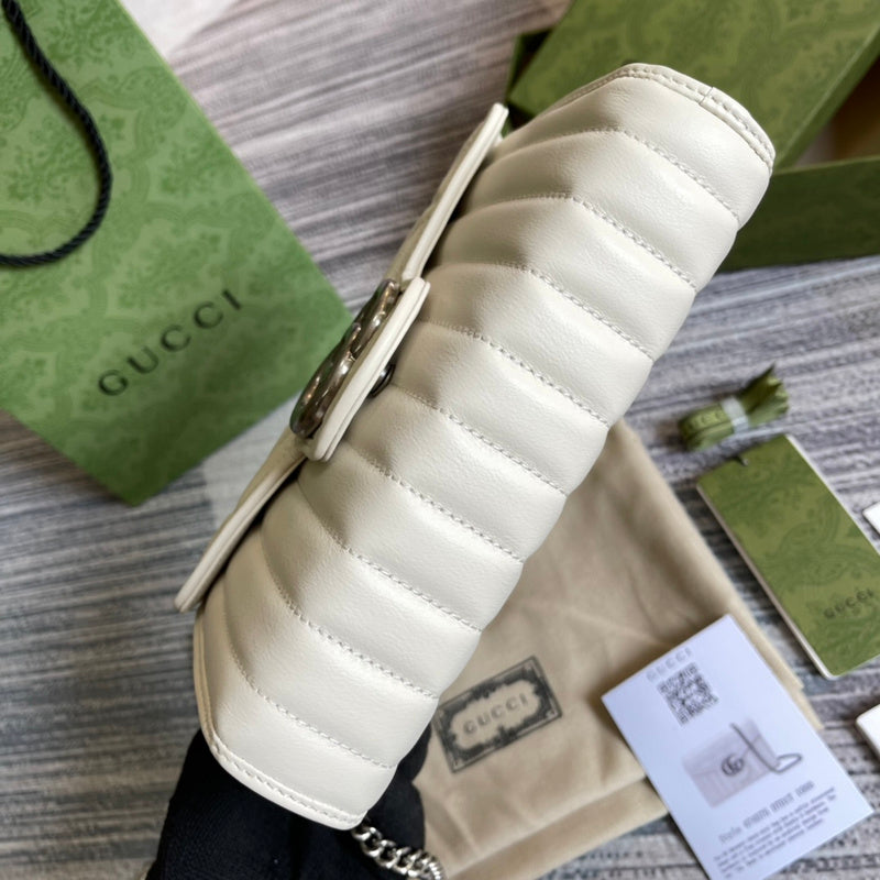 Back view of sleek classic women's handbag – women's luxury accessory