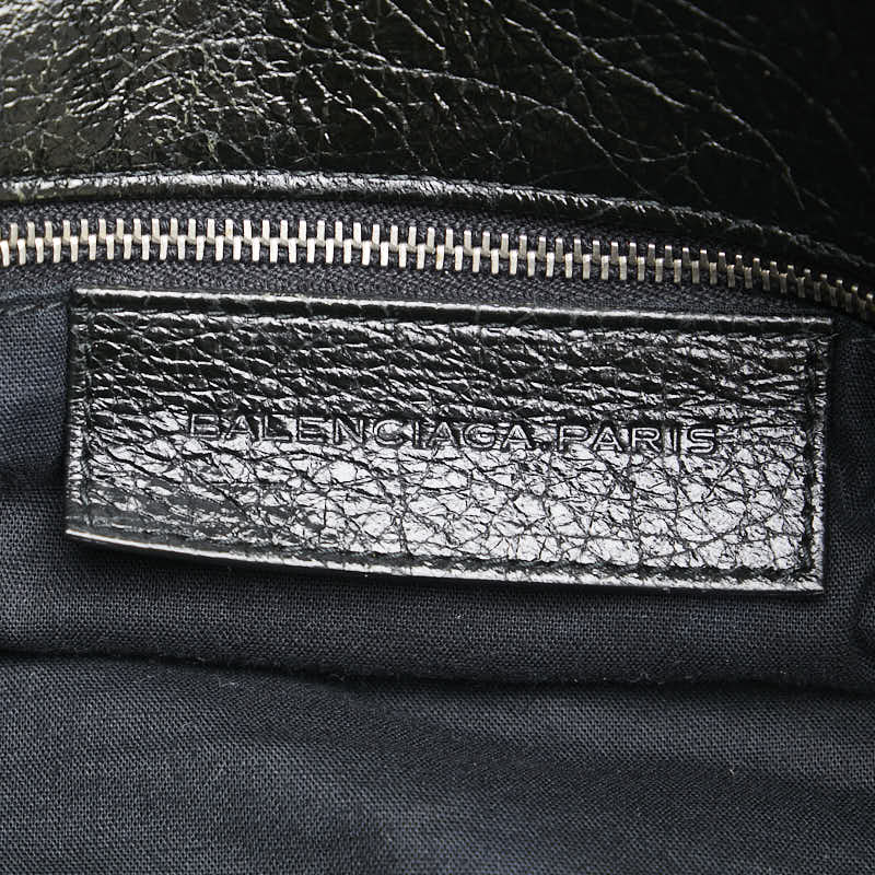 Balenciaga women's handbag Black luxury designer leather