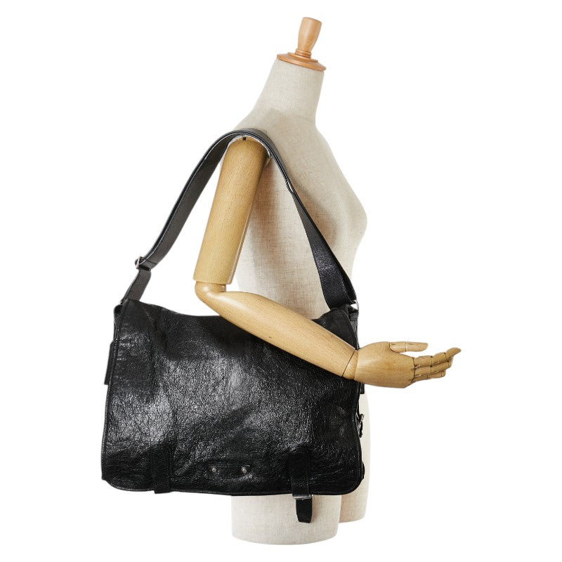 Balenciaga designer handbag leather closeup detail