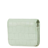 Balenciaga designer wallet leather closeup detail