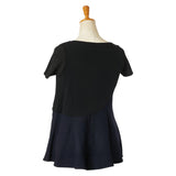 Solvorys elegant leather Dress side view