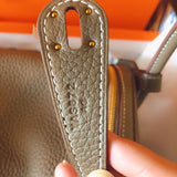 Close-up detail of tailored bag design