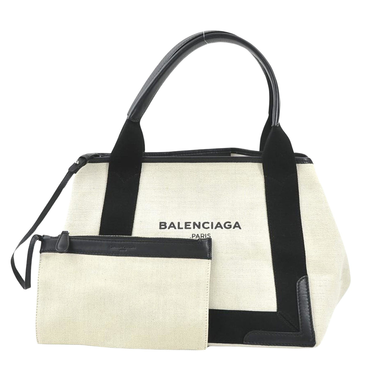 Balenciaga Navy Cabas Tote | Luxury Canvas Tote Bag