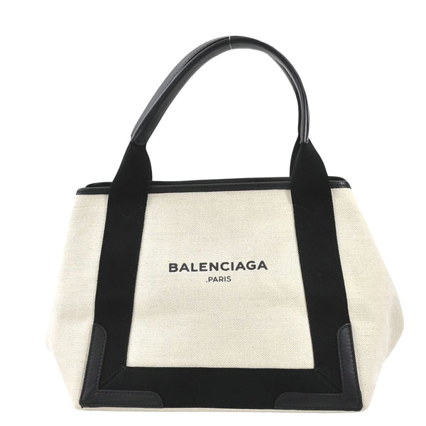 Balenciaga Navy Cabas Tote | Luxury Canvas Tote Bag