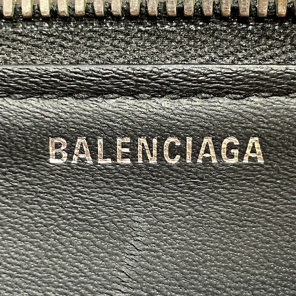 Balenciaga designer wallet leather closeup detail