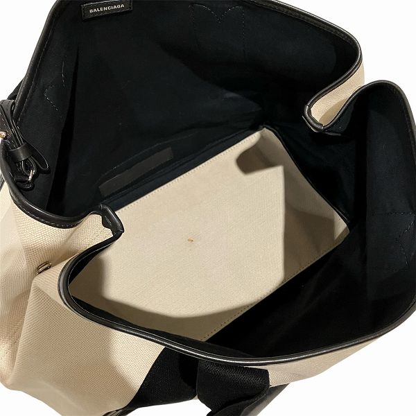 Balenciaga women's tote bag Navy luxury designer leather
