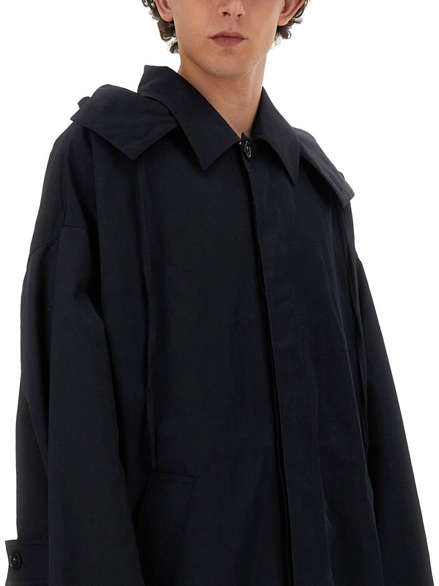Bottega Veneta Jackets? Bottega Veneta Men Hooded Trench Coat Luxury Designer Outerwear Jacket