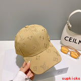Close-up detail view of Louis Vuitton unisex cap