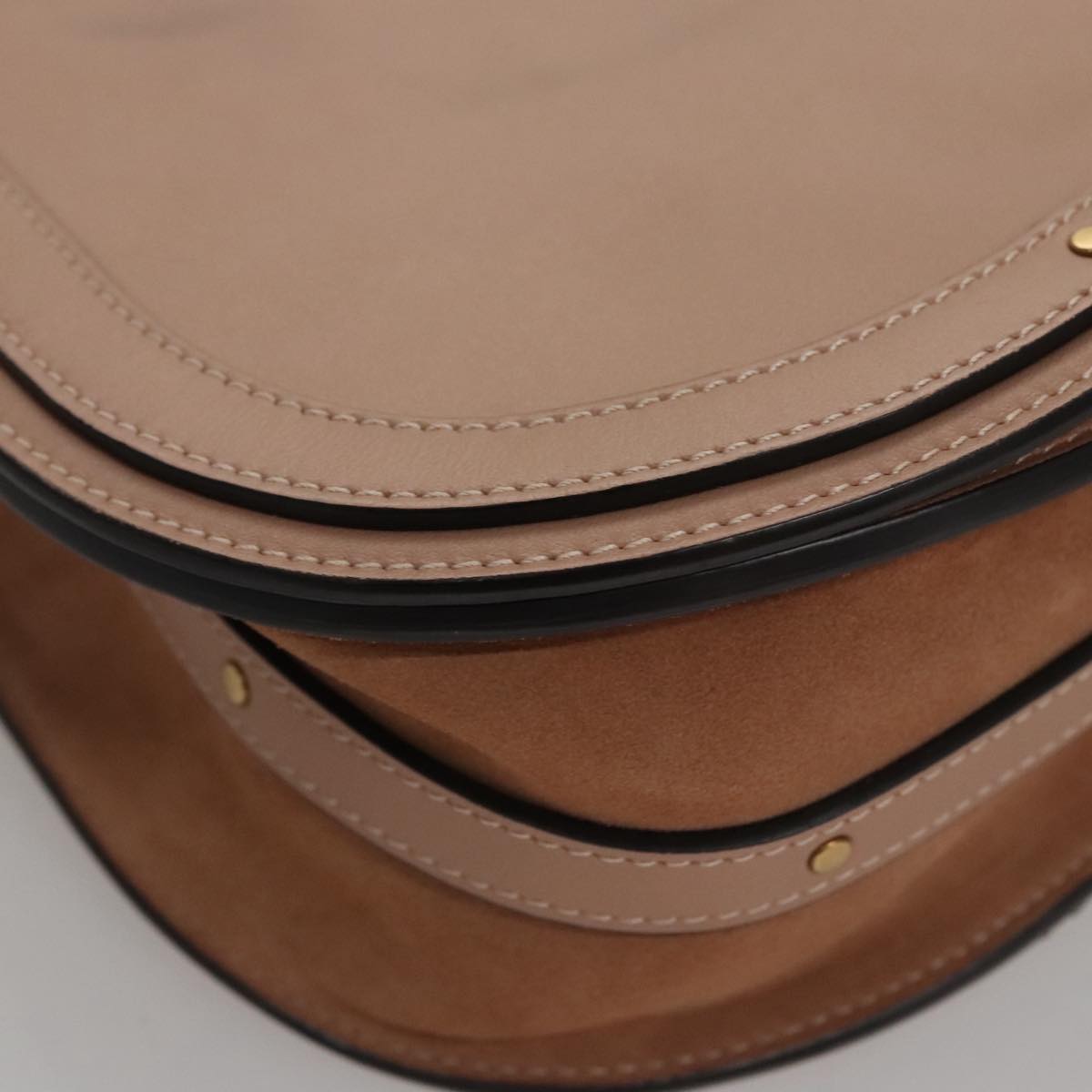 Side view of Chloe handbag Pink premium designer bag