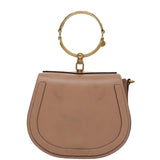 Morvella elegant leather Handbag top view
