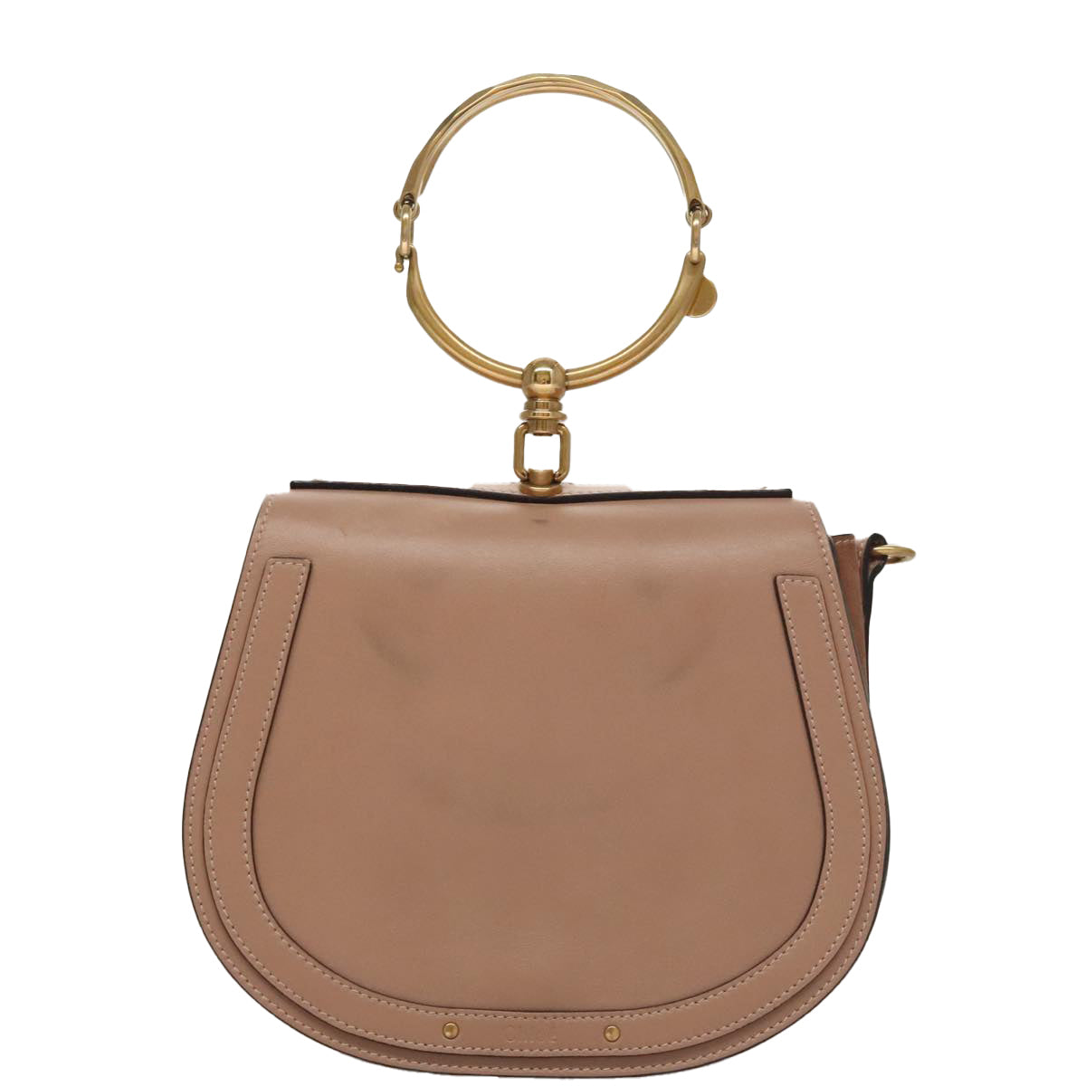 Side view of Chloe handbag Pink premium designer bag