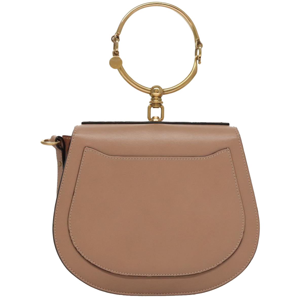 Morvella elegant leather Handbag top view