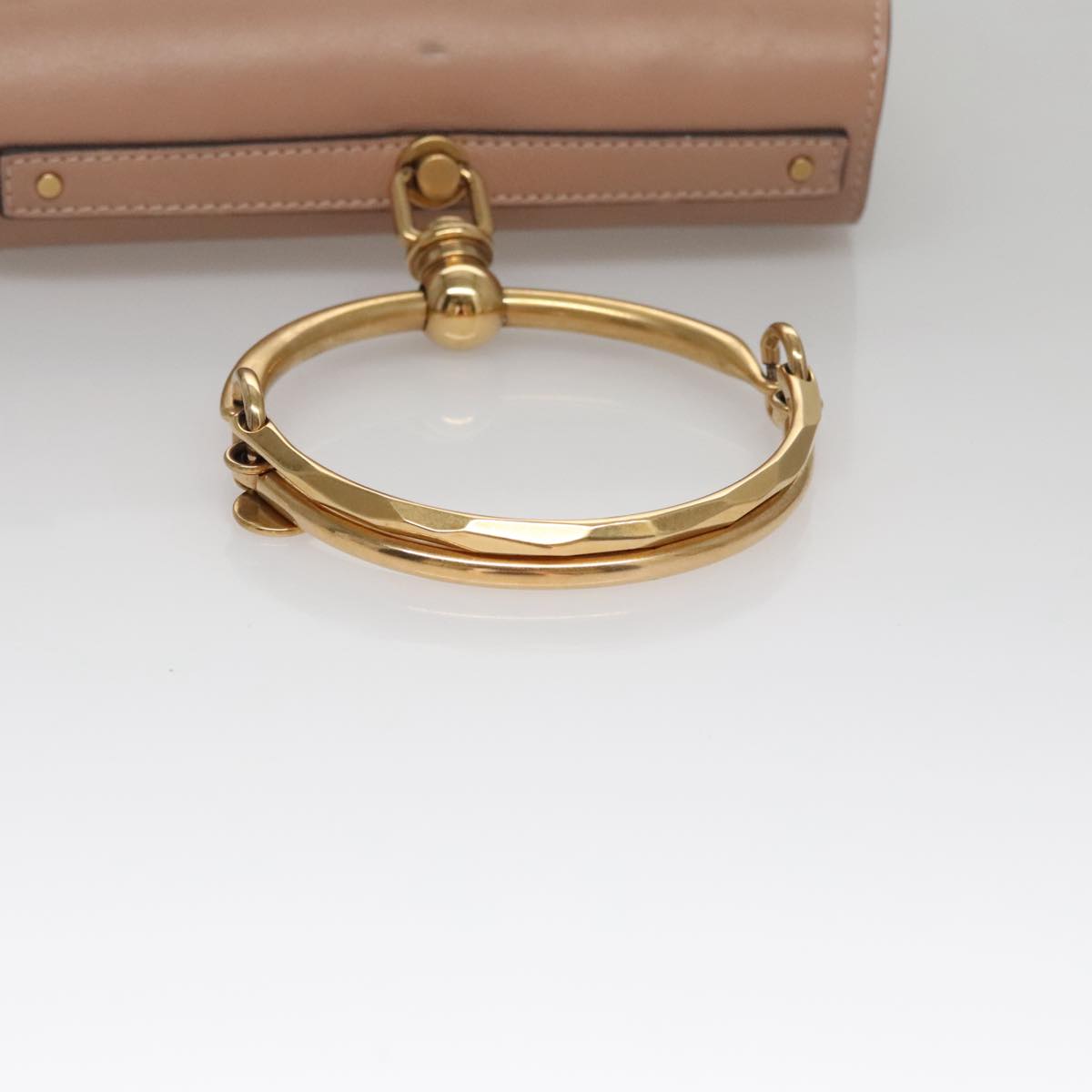 Morvella elegant leather Handbag top view
